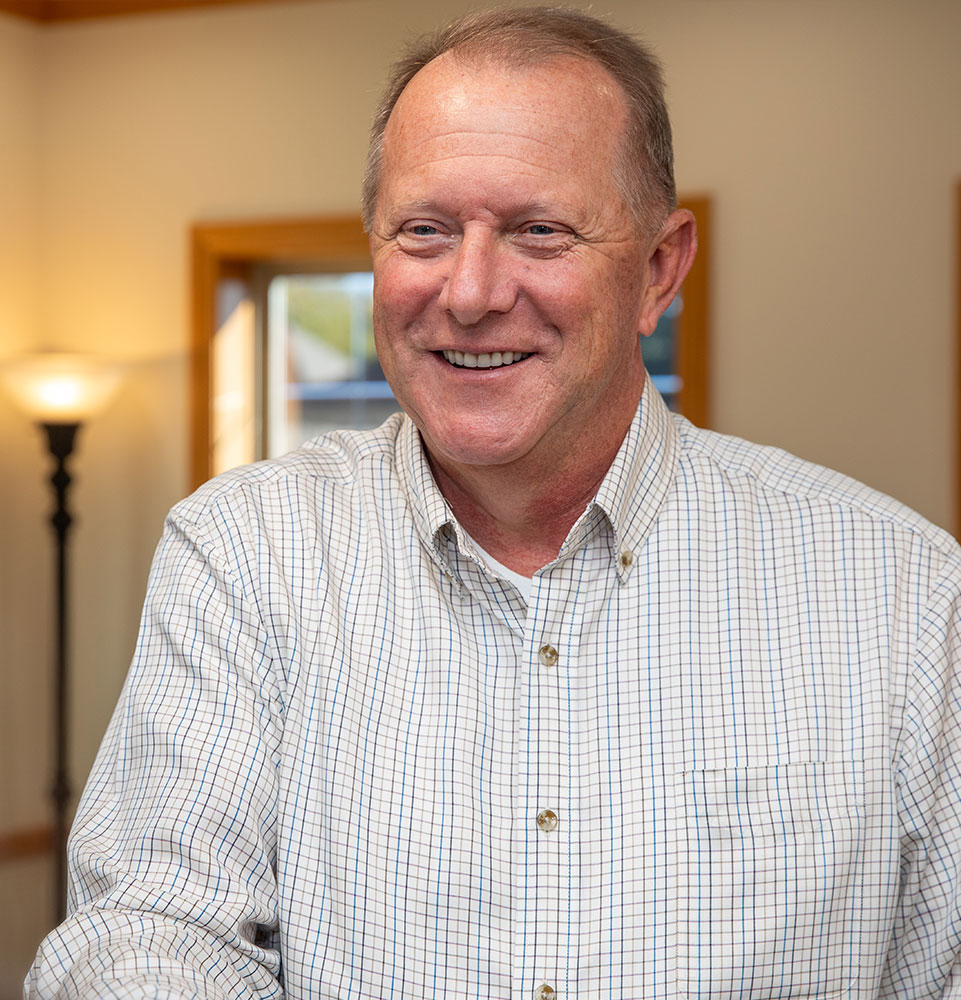 man with collared shirt here for dental implants