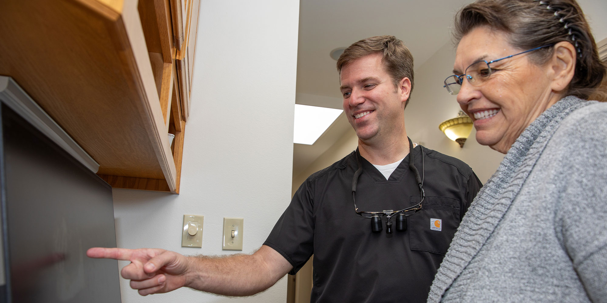 dr loftin showing results with computer